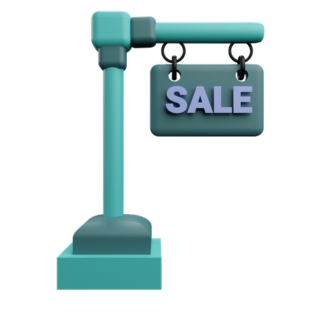 Panneau de signalisation à vendre  3D Icon