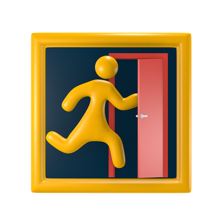 Panneau de sortie  3D Icon