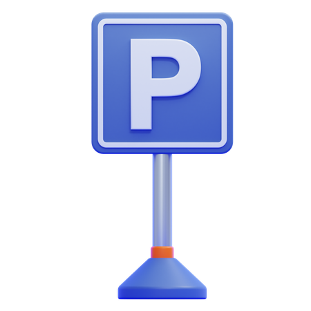 Panneau de stationnement  3D Icon