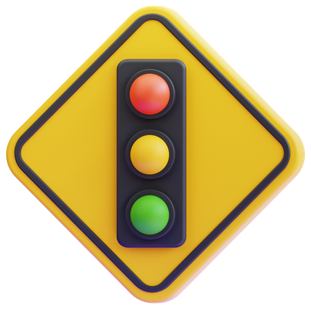 Panneau de signalisation  3D Icon