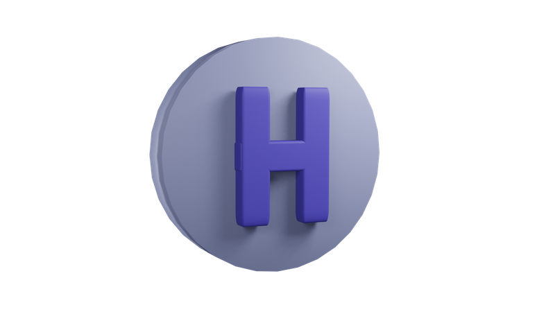 Signe de l'hôpital  3D Icon