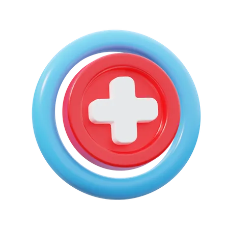 Signe de l'hôpital  3D Icon