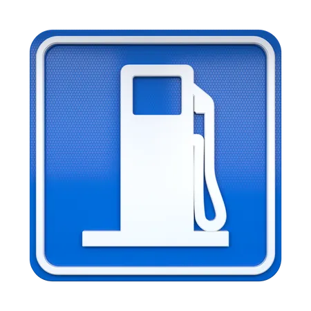 Signe de gaz  3D Icon