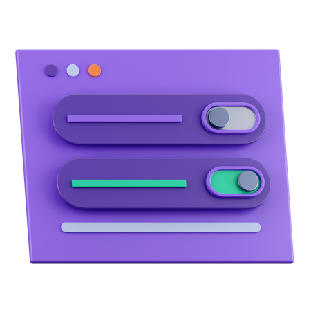 Panneau d'interface utilisateur  3D Icon