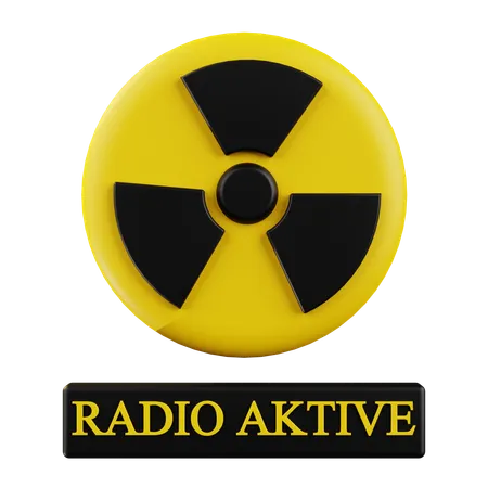 Signe radio actif  3D Icon