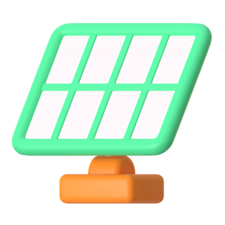 Panneau solaire  3D Icon