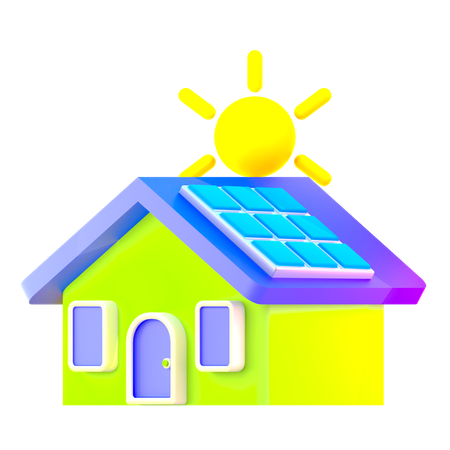 Panneau solaire  3D Icon