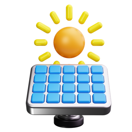 Panneau solaire  3D Icon