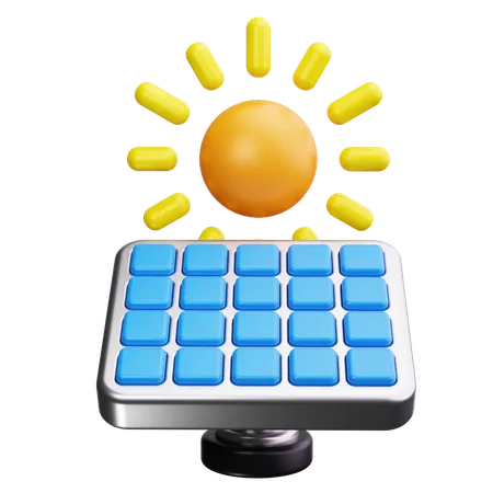 Panneau solaire  3D Icon