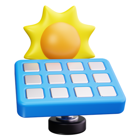 Panneau solaire  3D Icon