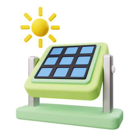 Panneau solaire  3D Icon