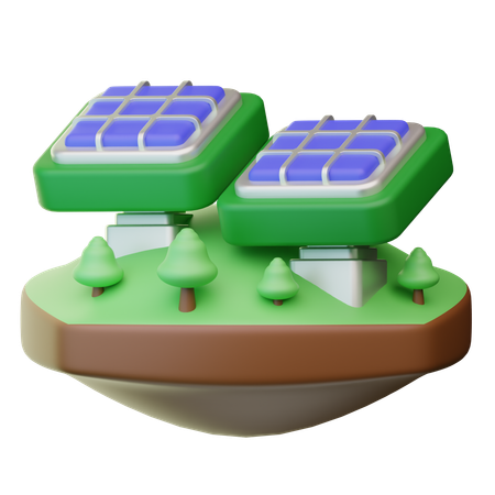 Panneau solaire  3D Icon