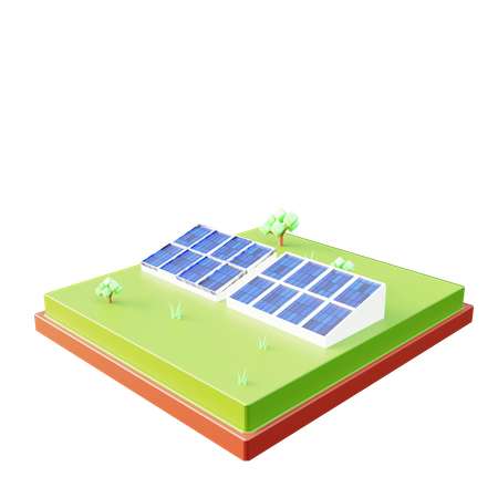 Panneau solaire  3D Icon