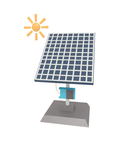 Panneau solaire  3D Icon
