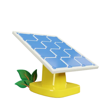 Panneau solaire  3D Illustration