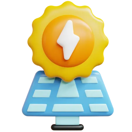 Panneau solaire  3D Icon