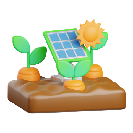 Panneau solaire  3D Icon