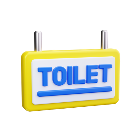 Signe de toilette  3D Icon