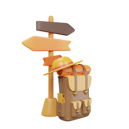 Panneau de voyage  3D Icon