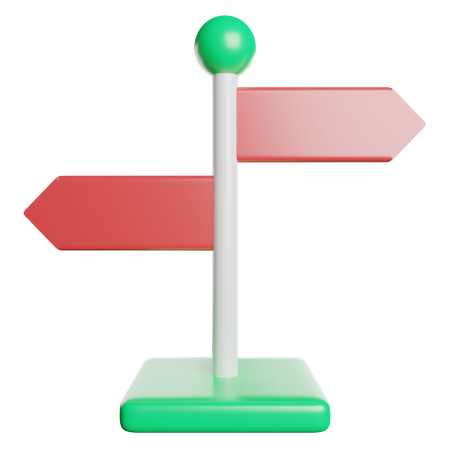 Panneau de signalisation  3D Icon