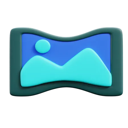 Panorama Display  3D Icon