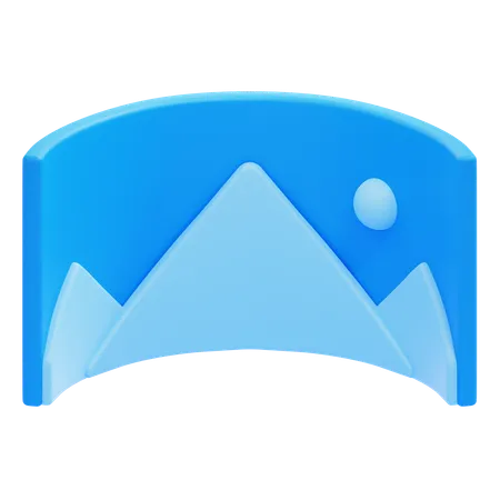 Panoramablick  3D Icon