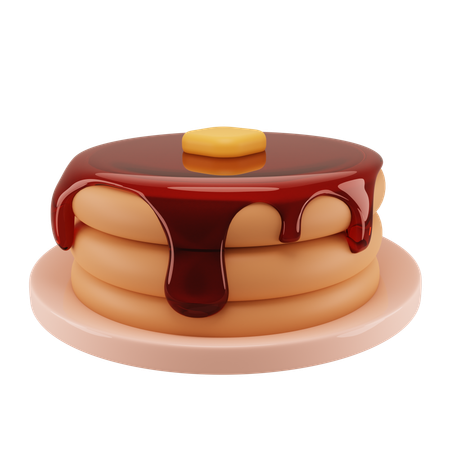 Panqueca  3D Icon