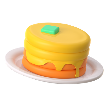 Panqueca  3D Icon