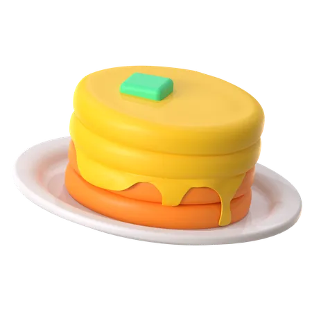 Panqueca  3D Icon