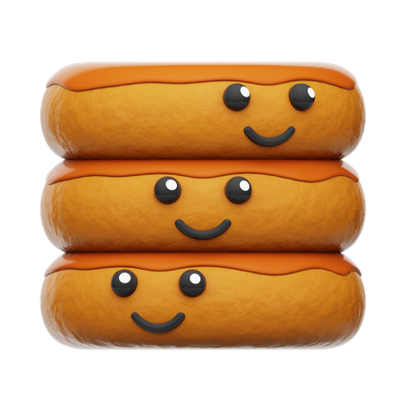 Panqueca  3D Icon