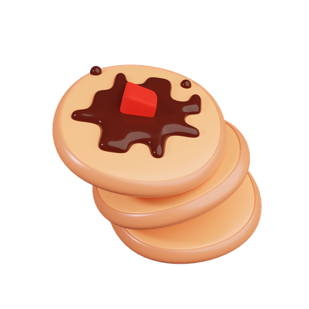 Panqueca  3D Icon