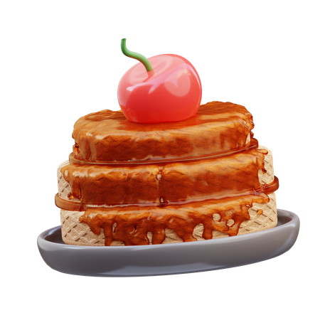 Panqueca  3D Icon