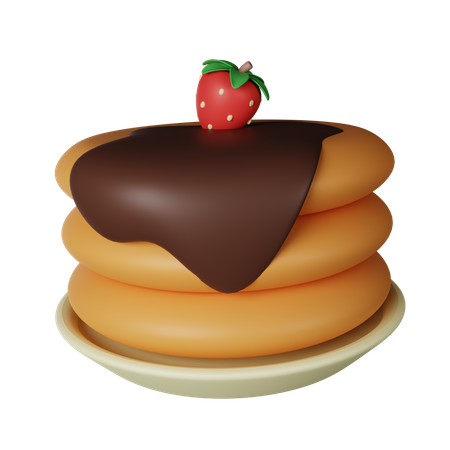 Panqueca  3D Icon