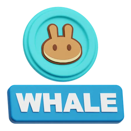 Baleia pancakeswap  3D Icon