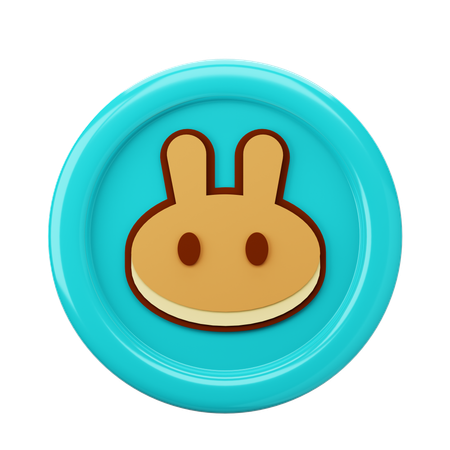 Moeda de bolo panquecaswap  3D Icon