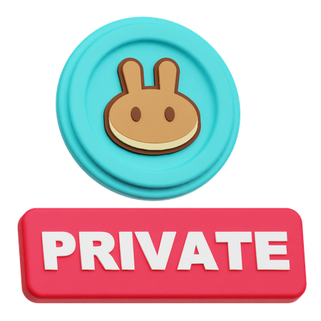 Pancakeswap privado  3D Icon