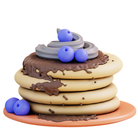 Panqueques  3D Icon