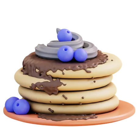 Panqueques  3D Icon