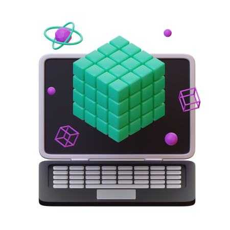 Pantalla 3D  3D Icon