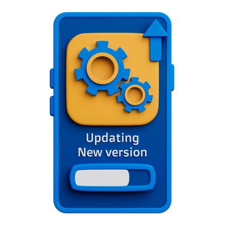 Pantalla de actualización  3D Icon