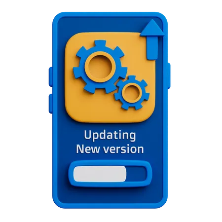 Pantalla de actualización  3D Icon