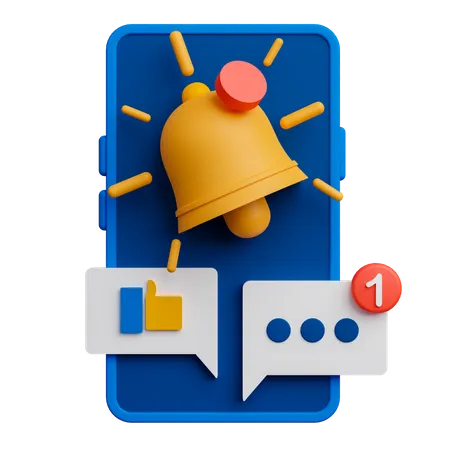 Pantalla de notificación  3D Icon