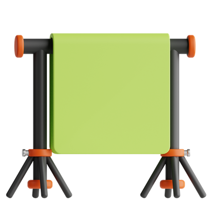 Pantalla verde  3D Icon