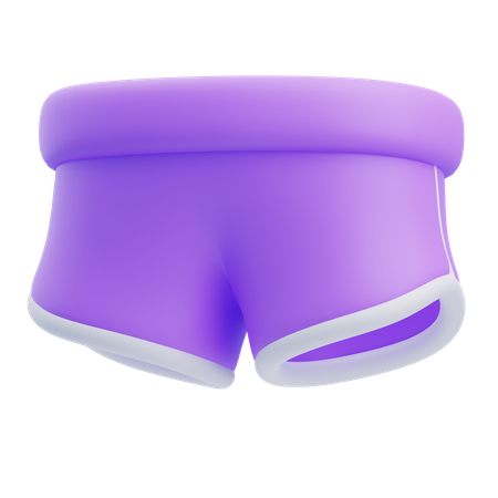 Pantalon court  3D Icon