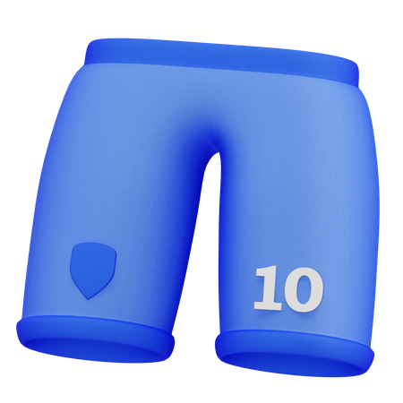 Pantalon de football  3D Icon