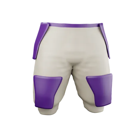 Pantalon de football américain  3D Icon