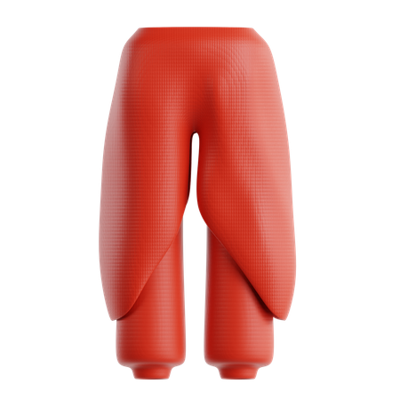 Pantalon dhoti  3D Icon