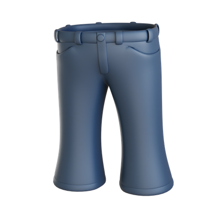 Pantalon évasé  3D Icon