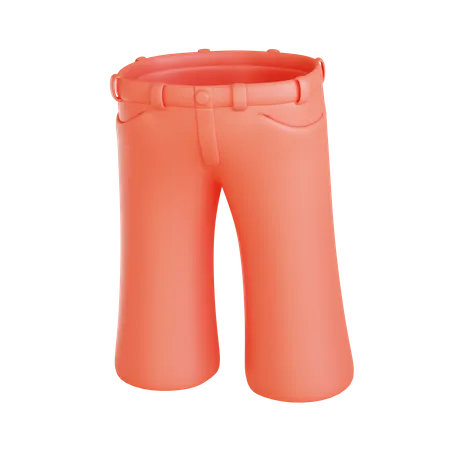 Pantalon large  3D Icon