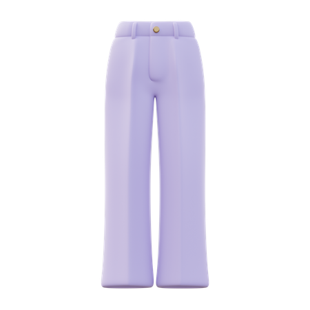 Pantalones de mujer  3D Icon